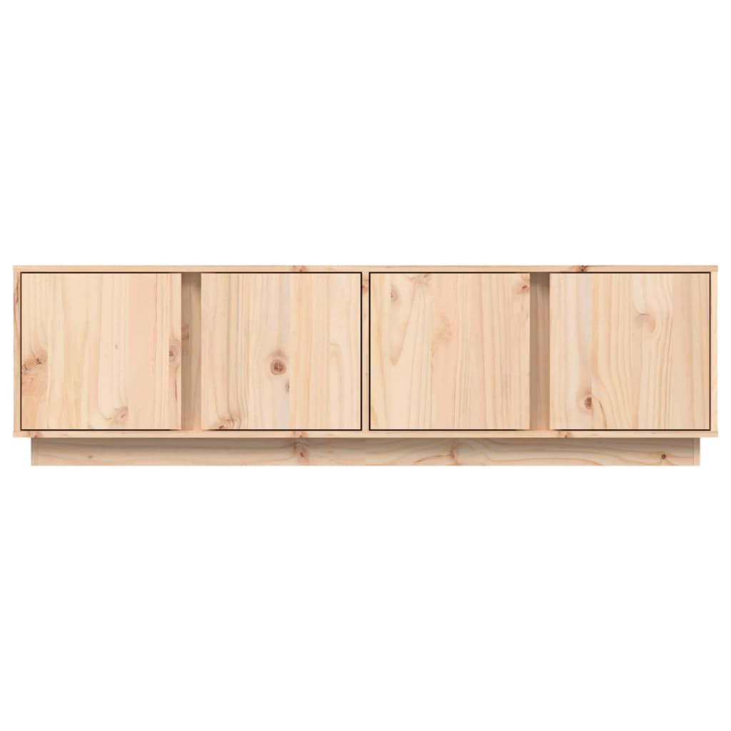 Meuble TV 140x40x40 cm en bois de pin massif