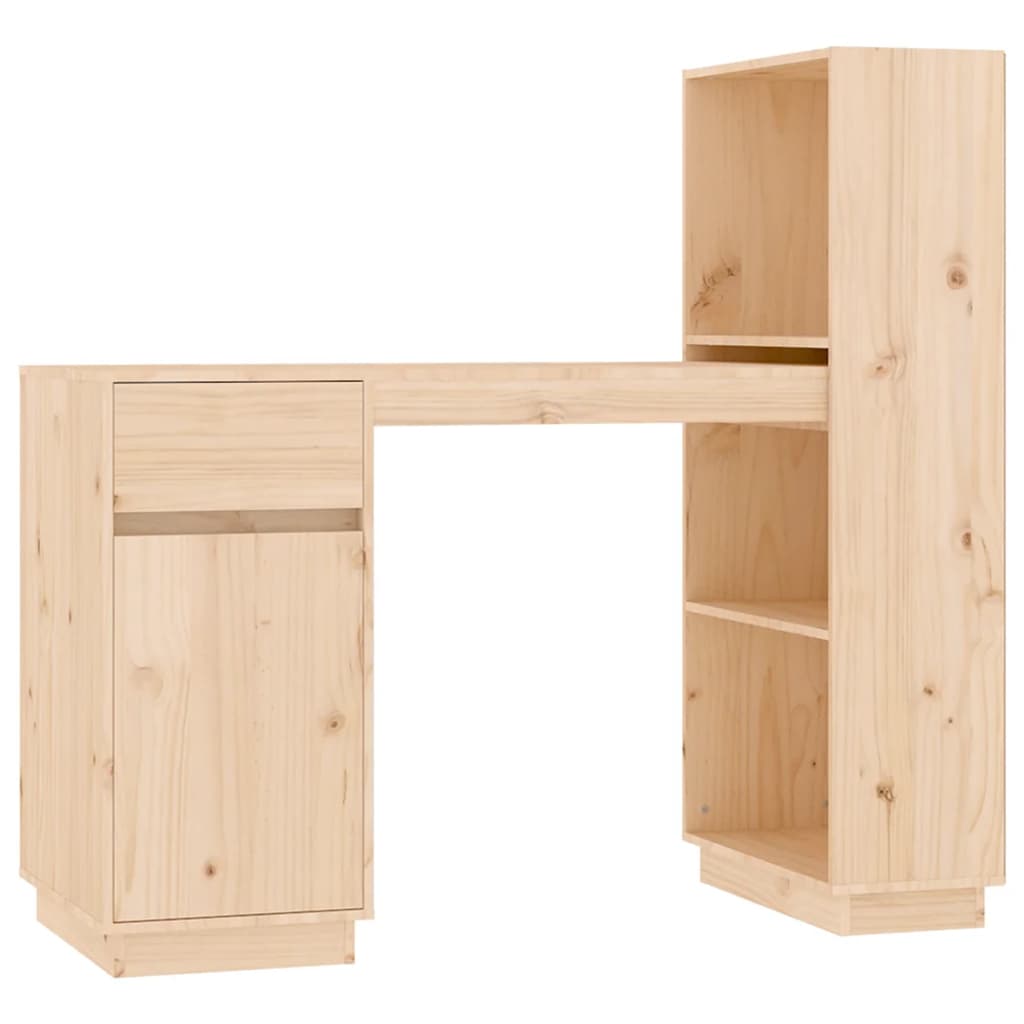 Bureau 110x53x117 cm en bois de pin massif