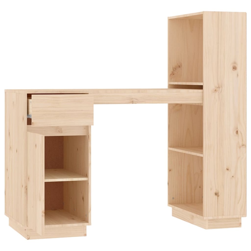 Bureau 110x53x117 cm en bois de pin massif