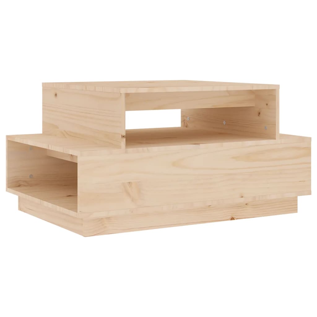 Table basse 80x55x40,5 cm en bois de pin massif