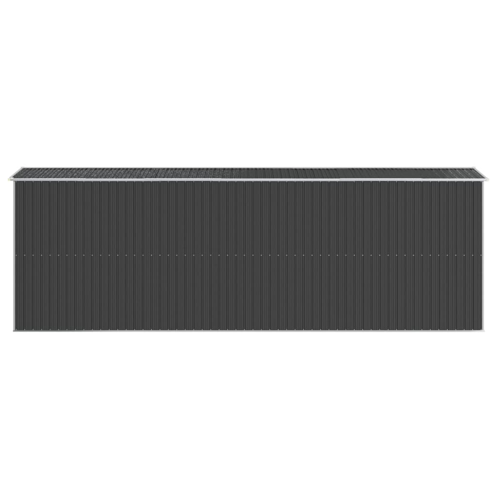 Geräteschuppen Anthrazit 192x606x223 cm Verzinkter Stahl