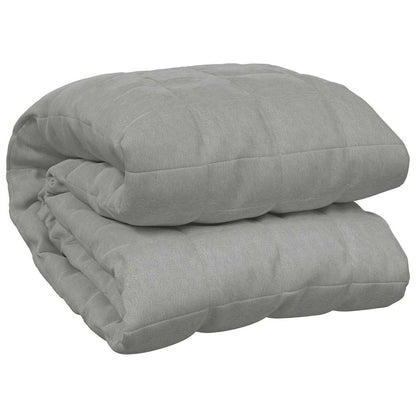 Gewichtsdecke Grau 120x180 cm 5 kg Stoff