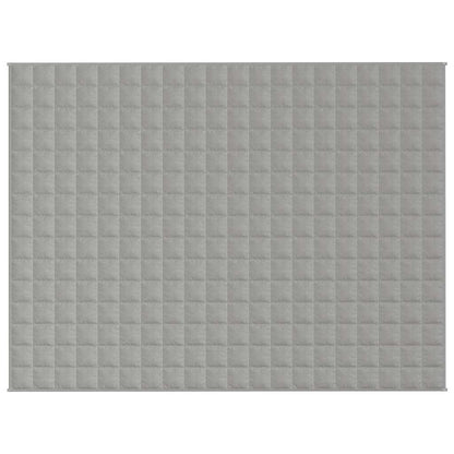 Gewichtsdecke Grau 150x200 cm 7 kg Stoff