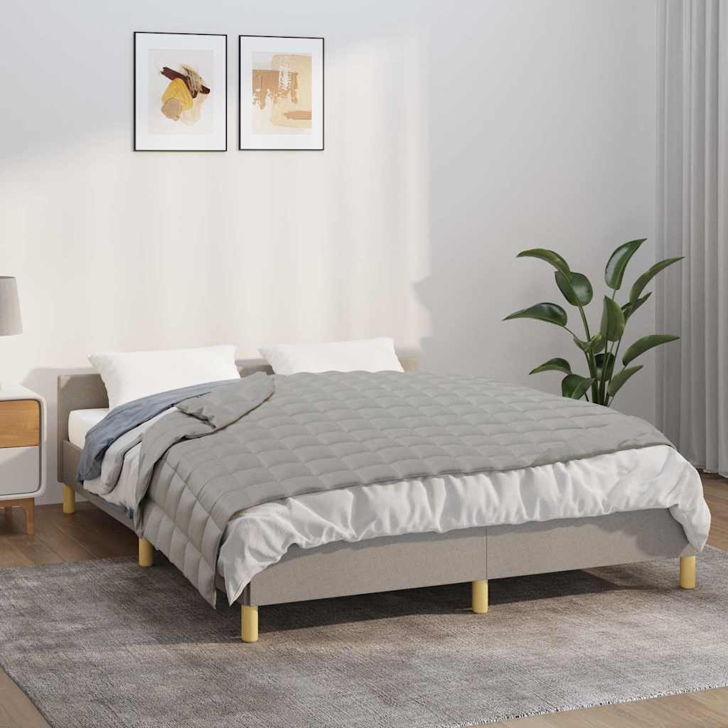 Gewichtsdecke Grau 150x200 cm 7 kg Stoff