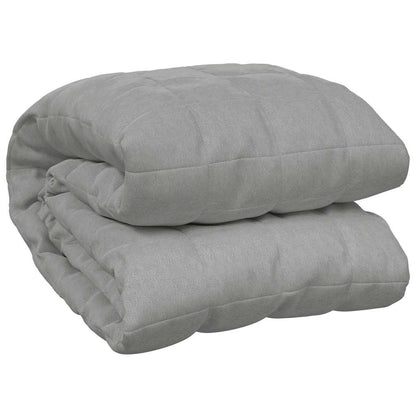 Gewichtsdecke Grau 155x220 cm 7 kg Stoff