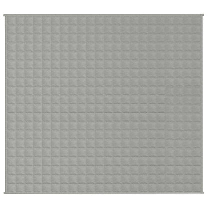 Gewichtsdecke Grau 200x225 cm 9 kg Stoff