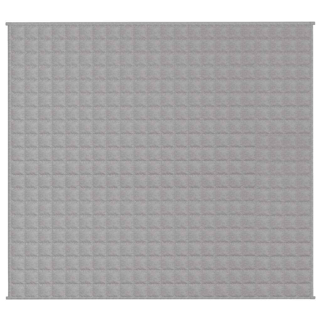 Gewichtsdecke Grau 200x225 cm 13 kg Stoff