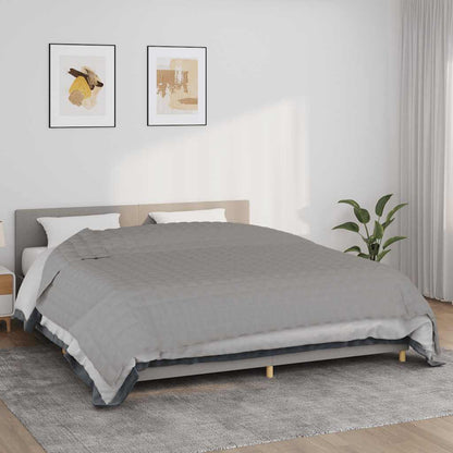 Gewichtsdecke Grau 235x290 cm 11 kg Stoff