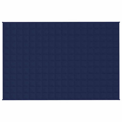 Gewichtsdecke Blau 120x180 cm 9 kg Stoff