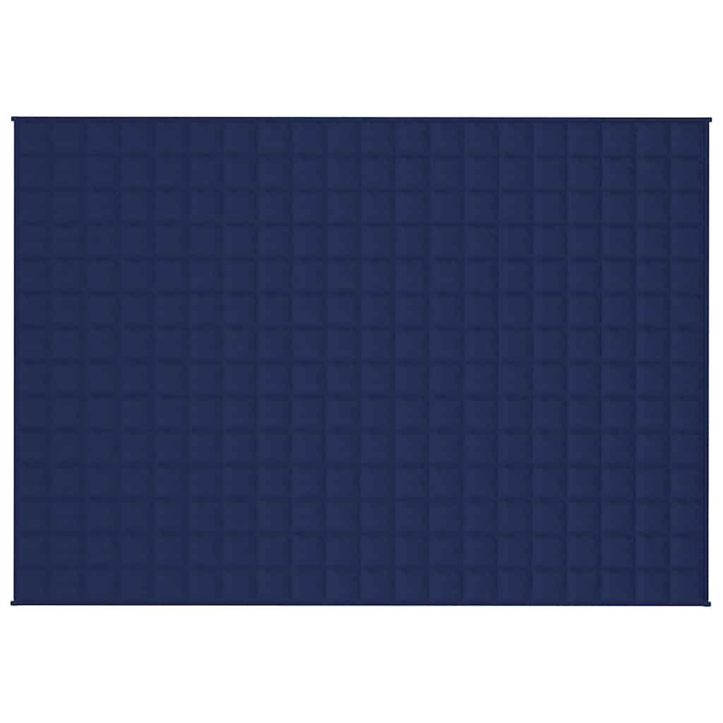 Gewichtsdecke Blau 138x200 cm 6 kg Stoff