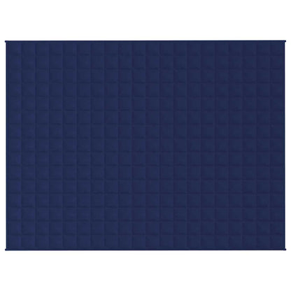 Gewichtsdecke Blau 150x200 cm 7 kg Stoff