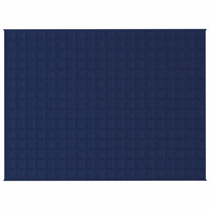 Gewichtsdecke Blau 150x200 cm 11 kg Stoff