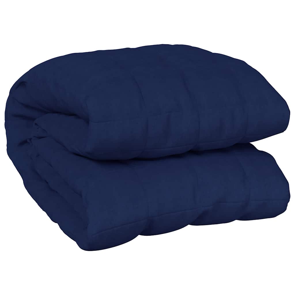 Gewichtsdecke Blau 200x200 cm 9 kg Stoff