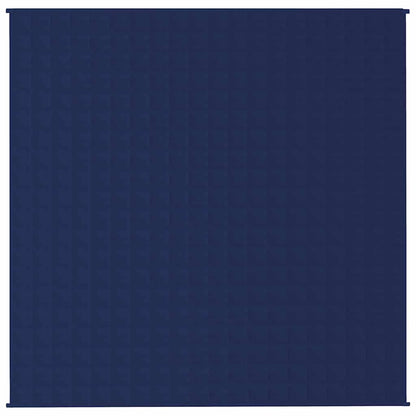 Gewichtsdecke Blau 200x200 cm 9 kg Stoff