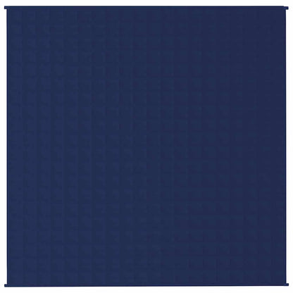 Gewichtsdecke Blau 200x200 cm 13 kg Stoff