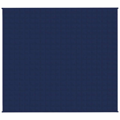 Gewichtsdecke Blau 200x225 cm 9 kg Stoff