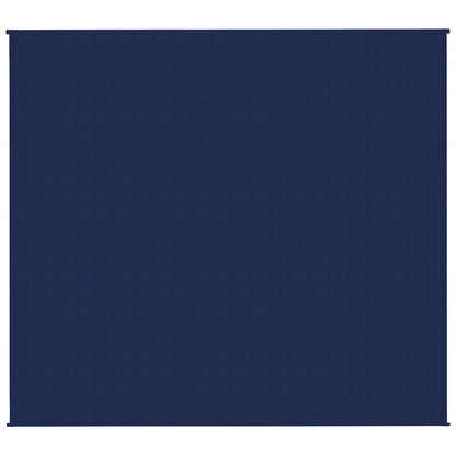 Gewichtsdecke Blau 200x225 cm 13 kg Stoff