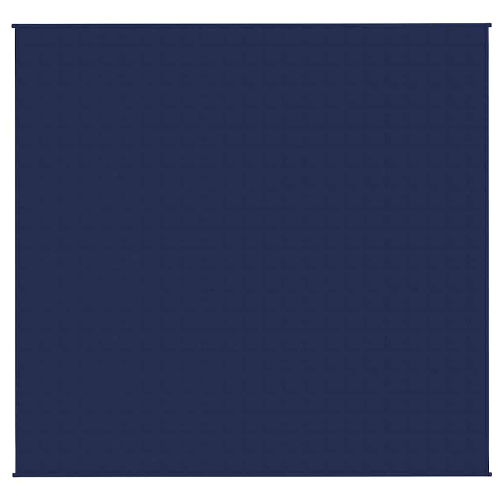Gewichtsdecke Blau 220x235 cm 11 kg Stoff