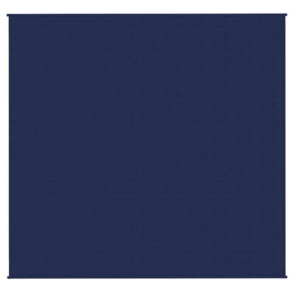 Gewichtsdecke Blau 220x235 cm 15 kg Stoff