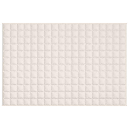 Gewichtsdecke Hellcreme 120x180 cm 5 kg Stoff
