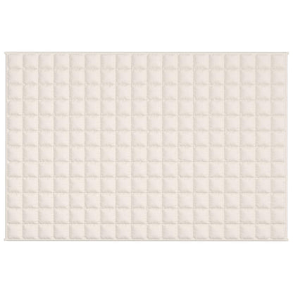 Gewichtsdecke Hellcreme 120x180 cm 9 kg Stoff