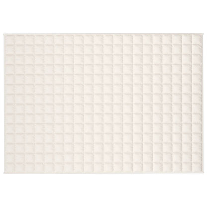 Gewichtsdecke Hellcreme 138x200 cm 6 kg Stoff
