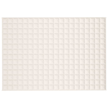Gewichtsdecke Hellcreme 138x200 cm 10 kg Stoff