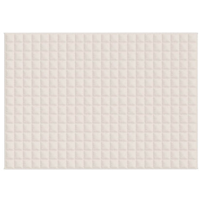 Gewichtsdecke Hellcreme 155x220 cm 11 kg Stoff