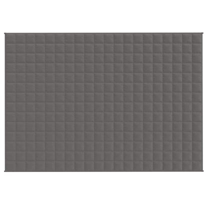 Gewichtsdecke Grau 138x200 cm 6 kg Stoff