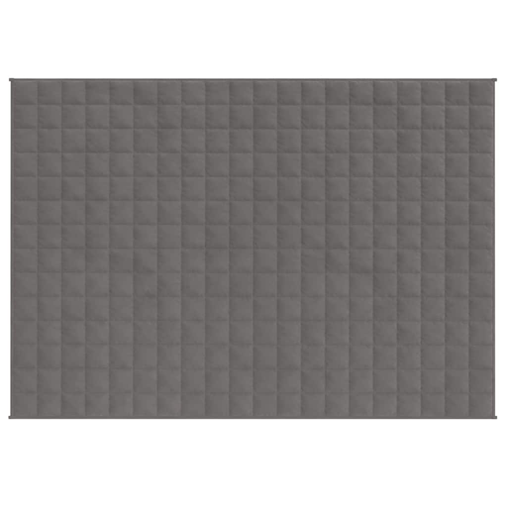 Gewichtsdecke Grau 150x200 cm 7 kg Stoff