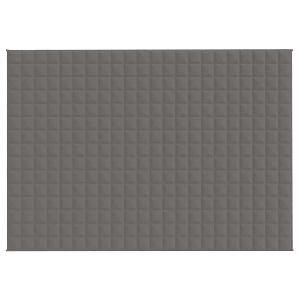 Gewichtsdecke Grau 155x220 cm 7 kg Stoff