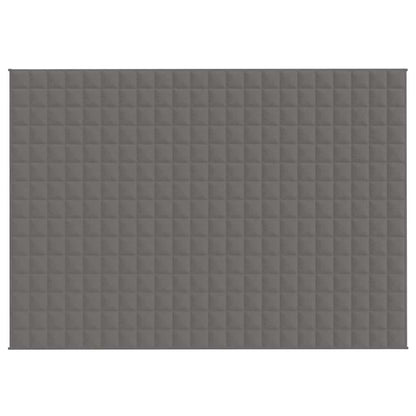 Gewichtsdecke Grau 155x220 cm 11 kg Stoff