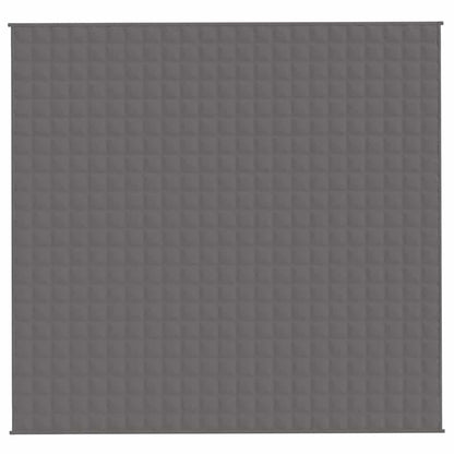Gewichtsdecke Grau 220x235 cm 11 kg Stoff