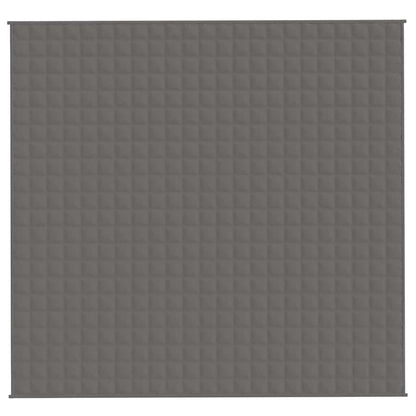 Gewichtsdecke Grau 220x235 cm 15 kg Stoff