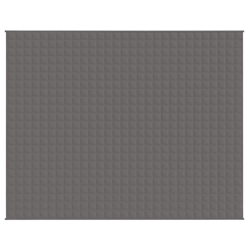 Gewichtsdecke Grau 235x290 cm 11 kg Stoff