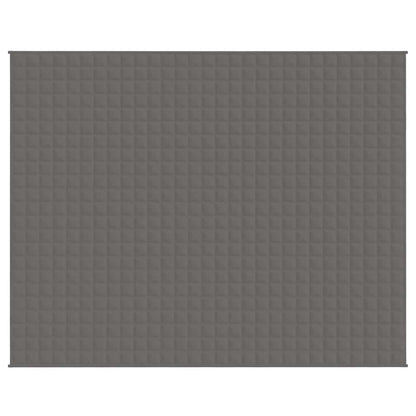 Gewichtsdecke Grau 235x290 cm 15 kg Stoff