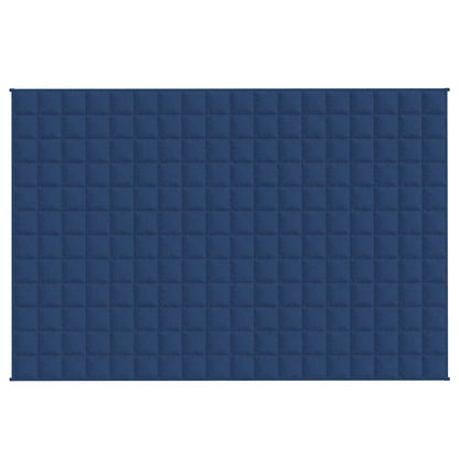Gewichtsdecke Blau 120x180 cm 9 kg Stoff