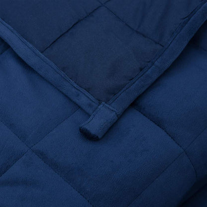 Gewichtsdecke Blau 138x200 cm 10 kg Stoff
