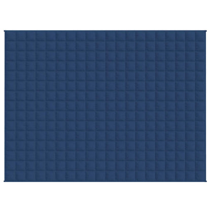 Gewichtsdecke Blau 150x200 cm 11 kg Stoff