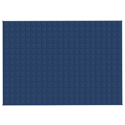Gewichtsdecke Blau 155x220 cm 11 kg Stoff