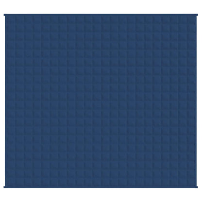 Gewichtsdecke Blau 220x235 cm 15 kg Stoff