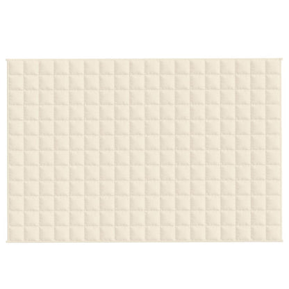 Gewichtsdecke Hellcreme 120x180 cm 5 kg Stoff