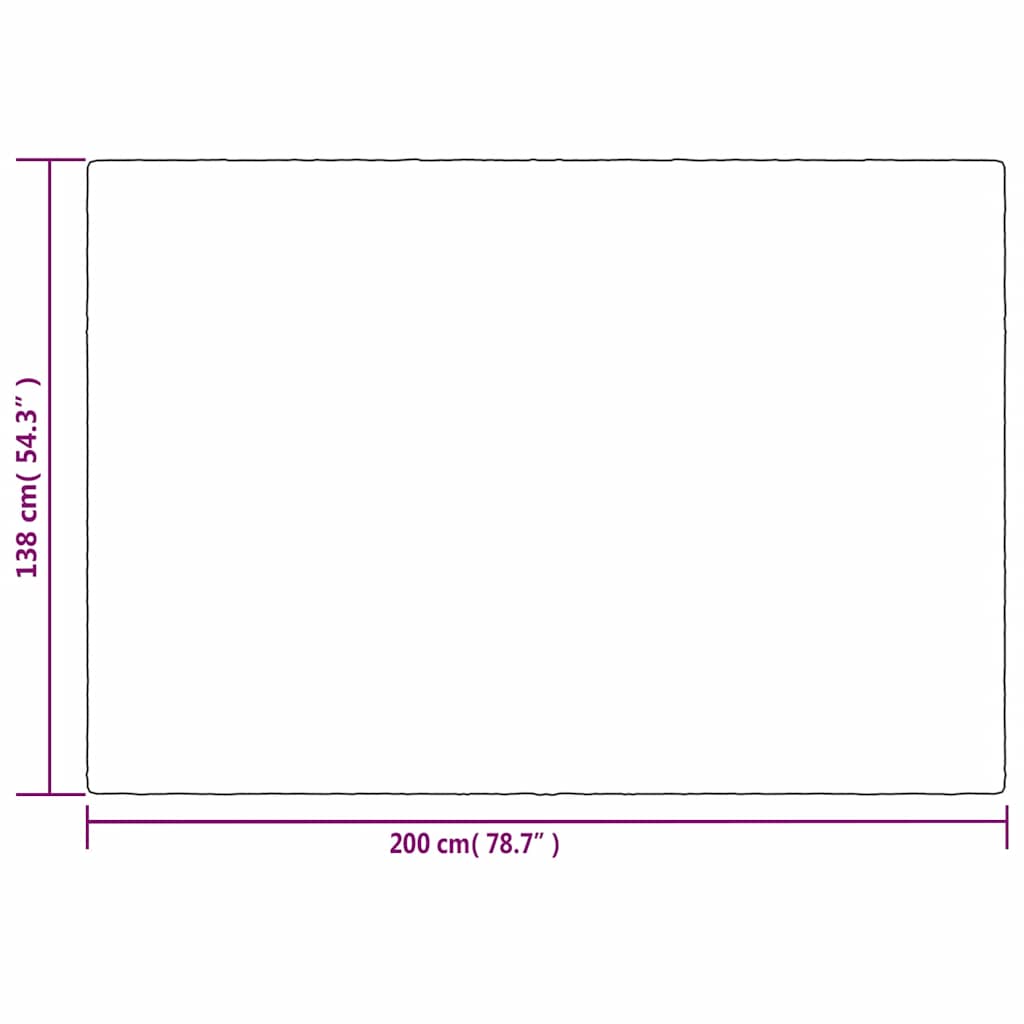 Gewichtsdecke mit Bezug Grau 138x200 cm 10 kg Stoff