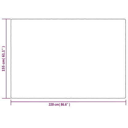 Gewichtsdecke mit Bezug Grau 155x220 cm 7 kg Stoff