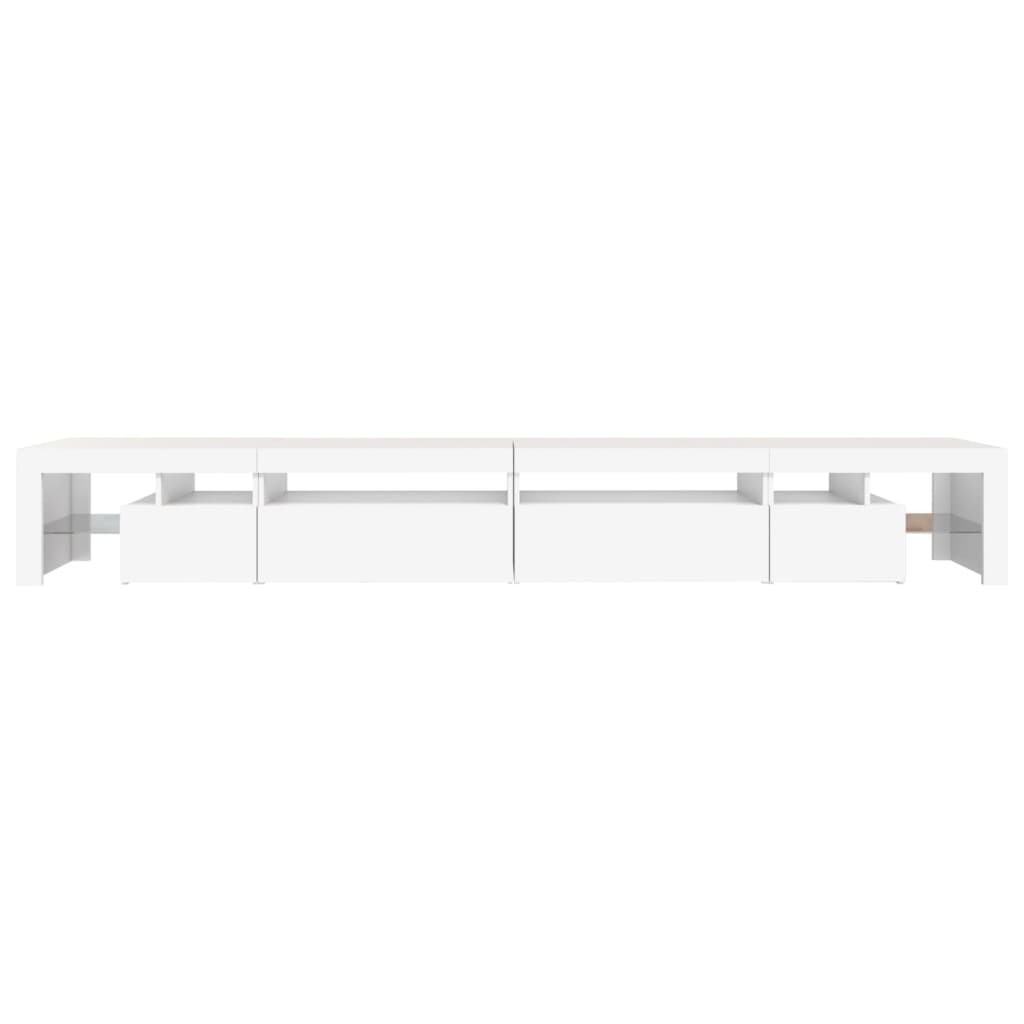 Meuble TV avec éclairage LED blanc 290x36,5x40 cm