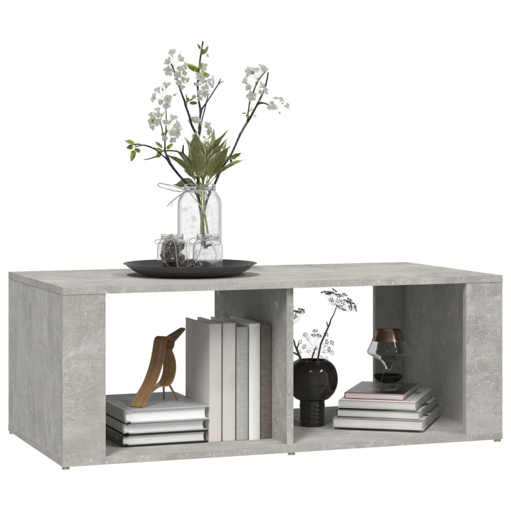 Couchtisch Betongrau 100x50x36 cm Holzwerkstoff