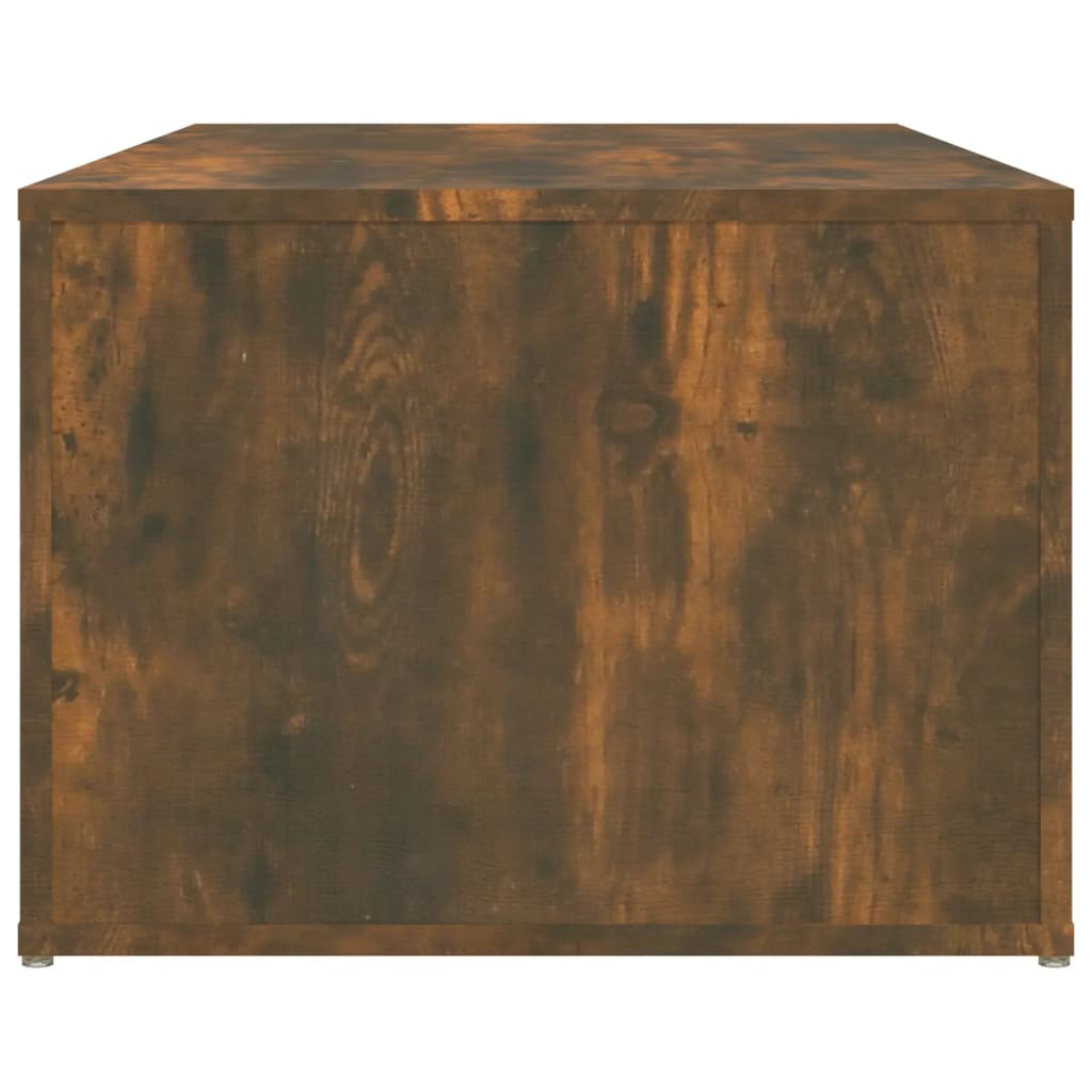 Coffee table smoked oak 100x50x36 cm wood material