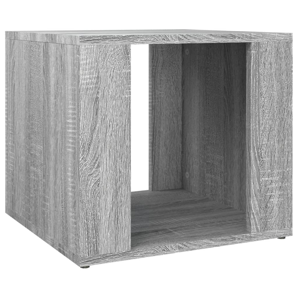 Table de chevet grise Sonoma 41x40x36 cm en bois