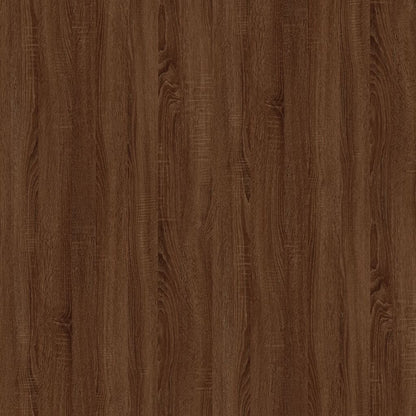 Nachttisch Braun Eichen-Optik 57x55x36 cm Holzwerkstoff