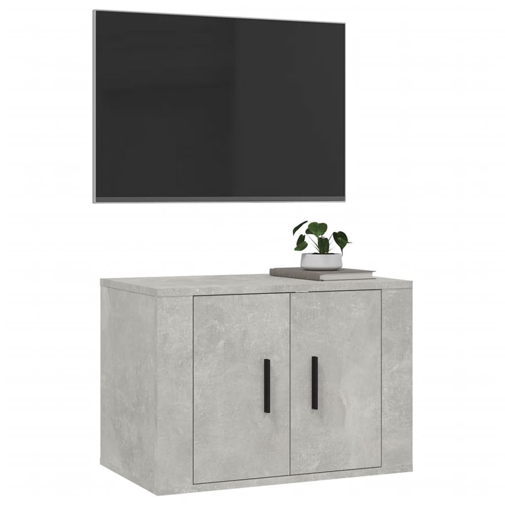 TV wall cabinet concrete grey 57x34.5x40 cm